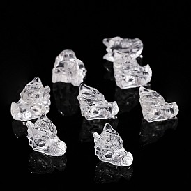 Natural Quartz Crystal Beads, Dragon