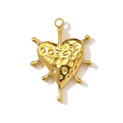 304 подвески из нержавеющей стали, сердце прелести, ионное покрытие (ip)