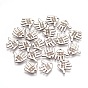 Tibetan Style Alloy Charms, Cadmium Free & Lead Free, Hand Palm with Word Hand Made