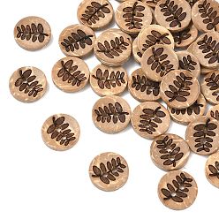 2-Hole Buttons for Kids , Coconut Button, 13mm, 100pcs/bag
