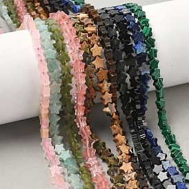 Натуральные и синтетические, смешанные драгоценный камень бисер пряди, звезда, смешанные окрашенные и неокрашенные