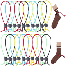 30шт. 5 цвета полиэстер, упаковка, эластичная веревка, с пластиковой застежкой