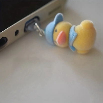 Мобильные противопылевые заглушки из утиной смолы, для мобильного телефона Apple