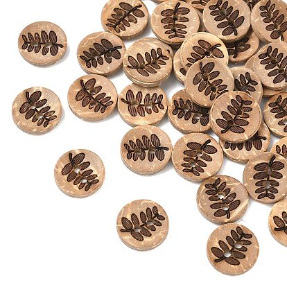 2-отверстие кнопки для детей, Кокосовые Пуговицы, 13 мм, 100 шт / пакет