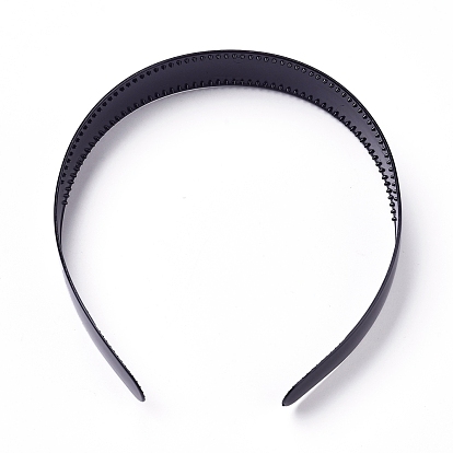 Hartes Kunststoff-Stirnband, mit Zähnen, DIY Haarschmuck