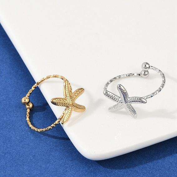 304 открытые манжеты из нержавеющей стали, морская звезда