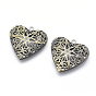 Латунные диффузор Locket подвески, фото прелести рамка для ожерелья, без кадмия, без никеля и без свинца, сердце