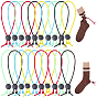 30шт. 5 цвета полиэстер, упаковка, эластичная веревка, с пластиковой застежкой