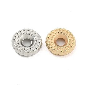 CCB Plastic Spacer Beads, Textured Disc