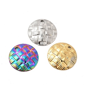 Ионное покрытие (ip) 304 подвески из нержавеющей стали, плоский круглый шарм