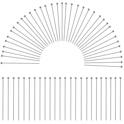 400шт. 304 штифты с шаровой головкой из нержавеющей стали