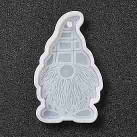 Easter Theme DIY Pendant Silicone Mold, Resin Casting Molds, for UV Resin, Epoxy Resin Jewelry Making, Dwarfs