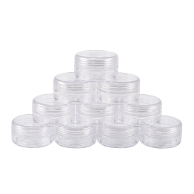 Plastic Beads Containers, Column, 3.9x2.1cm