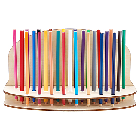 Деревянная полка для хранения карандашей