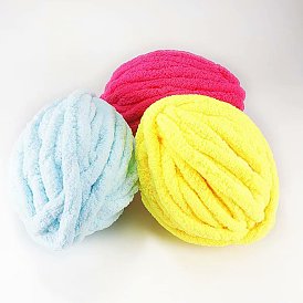 Super Softee Thick Fluffy Jumbo Chenille Polyester Yarn, for Blanket Pillows Home Decoration Projects