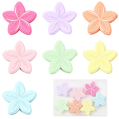 16шт. цветочные пищевые силиконовые бусины для создания акцента, DIY уход за ожерельем