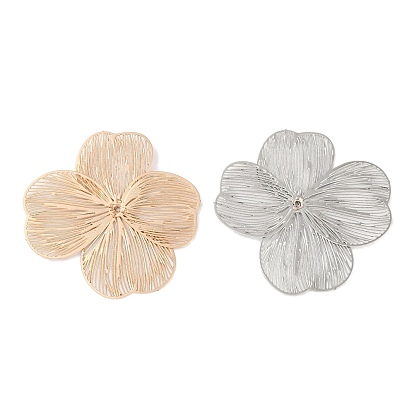 Железный шарик крышки, гравированные металлические украшения, цветок