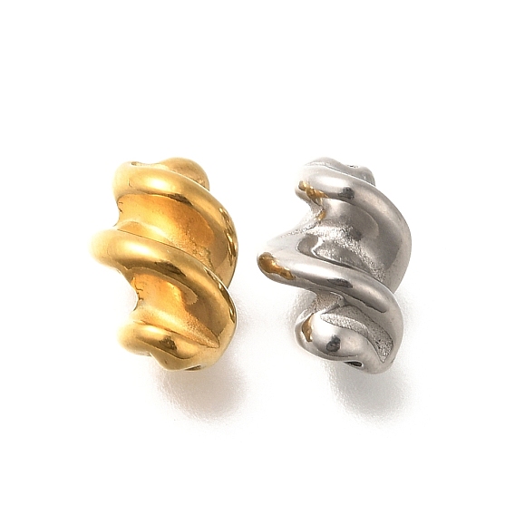 304 из нержавеющей стали бусы, твист