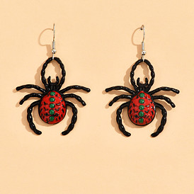 Fashion Metal Simple Big Spider Temperament Female Stud Earrings 0111