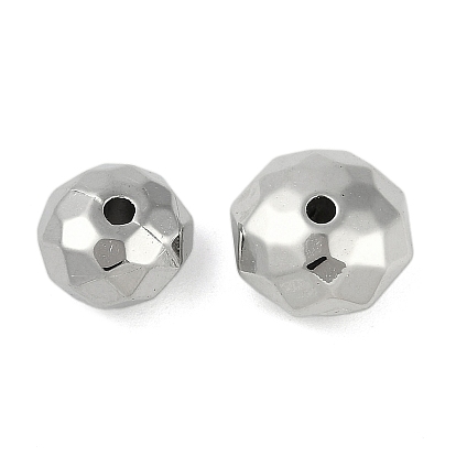 CCB пластиковые шарики, граненые, рондель