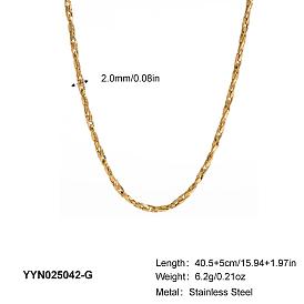 Минималистичные цепочки из нержавеющей стали для женщин