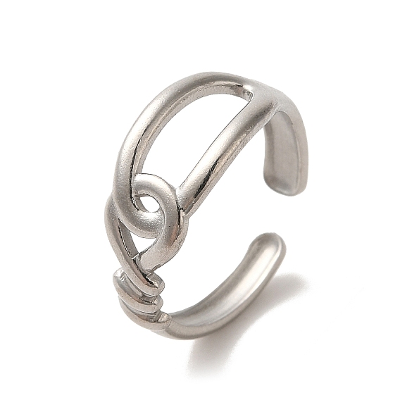 304 Stainless Steel Open Cuff Ring