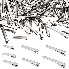 70 шт 7 стили железные плоские заколки для волос из кожи аллигатора фурнитура, поделок аксессуары для волос делает