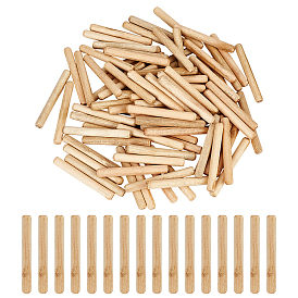 100шт деревянные палочки, круглый дюбель-стержень, колонка