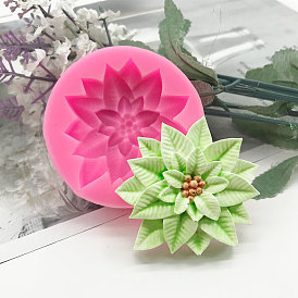 DIY Holly Leaf Display Decoration Silicone Molds, Resin Casting Molds, For UV Resin, Epoxy Resin Jewelry Making