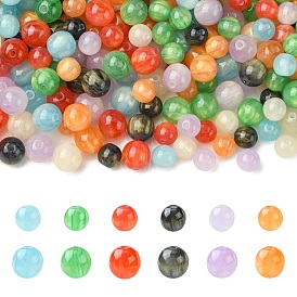 280 шт 14 стили полимерные бусины, имитация шарики глаза кота, круглые