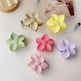 Colorful Flower Hair Clip for Women with Ponytail Grip - Shark Hairpin, Headwear.