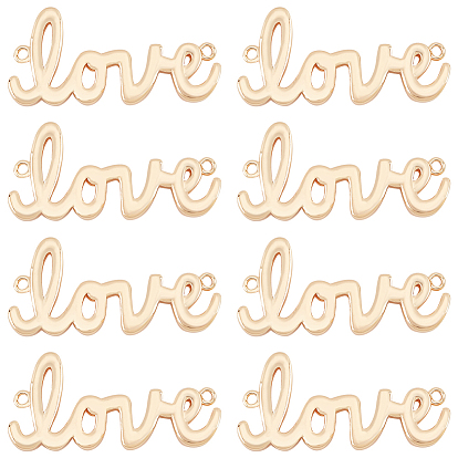 12 шт. латунные подвески для разъемов, без никеля , слова любовь ссылки