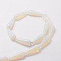 Opalite Teardrop Beads Strands, 30x10mm, Hole: 1.5mm, about 13pcs/strand, 15.7 inch