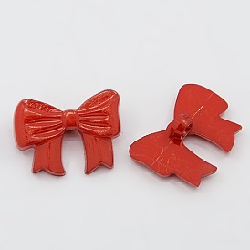 Кнопки бантом, ABS пластиковые кнопки