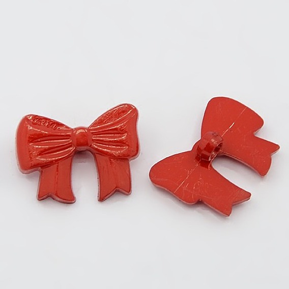 Кнопки бантом, ABS пластиковые кнопки