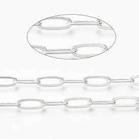 Латунные скрепки, Плоско-овальные, тянутые удлиненные кабельные цепи, пайки, с катушкой, без кадмия, без никеля и без свинца