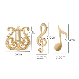 Golden Alloy Safe Brooches