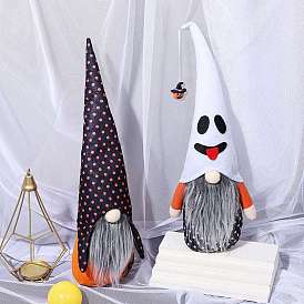 Décorations d'affichage en tissu gnome d'Halloween, pour bureau à domicile