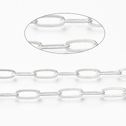 Латунные скрепки, Плоско-овальные, тянутые удлиненные кабельные цепи, пайки, с катушкой, без кадмия, без никеля и без свинца