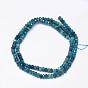 Faceted Rondelle Natural Apatite Bead Strands
