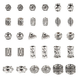 150 шт 15 стили бусины из сплава в тибетском стиле, без кадмия и без свинца, разнообразные