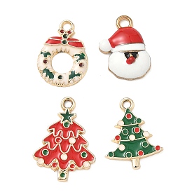 Подвески из эмали и сплава, золотые