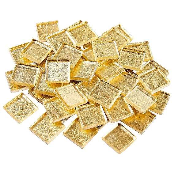 Стеклянная мозаика, для украшения дома или поделок, квадратный