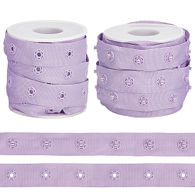 10 ярдов ленты с кнопками, лента из полиэстера для шитья поделок, плоский