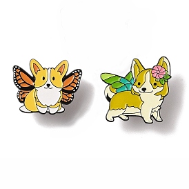 Enamel Pins, Alloy Brooches for Backpack Clothes, Dog