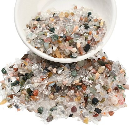 Натуральные красные и зеленые рутиловые кварцевые бусины, чип, нет отверстий / незавершенного