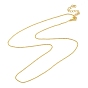 Rack Plating Brass Ball Chain Necklaces, Long-Lasting Plated, Lead Free & Cadmium Free