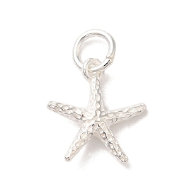 925 Sterling Silver Sea Animal Starfish Charms