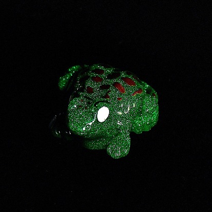 Украшения в виде светящихся смоляных лягушек, светящиеся в темноте украшения