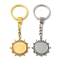 304 компонент брелока из нержавеющей стали, Солнце с круглым безелем из сплава